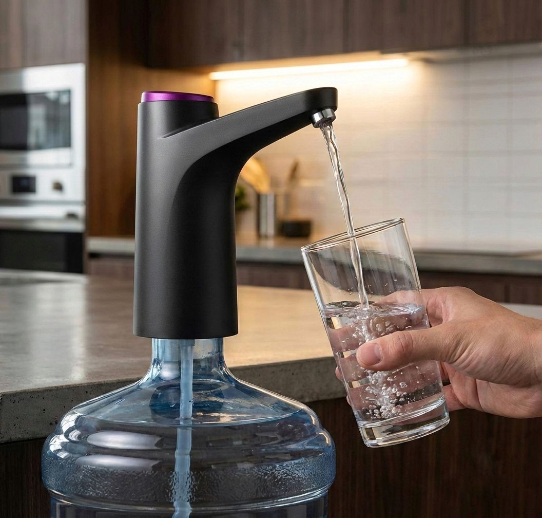 One-Touch Automatic Water Dispenser – USB Rechargeable | Fits 20L Bottles | No Lifting Required